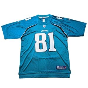 Jacksonville Jaguars NFL Torry Holt #81 Reebok On Field Football Jersey Men’s XL